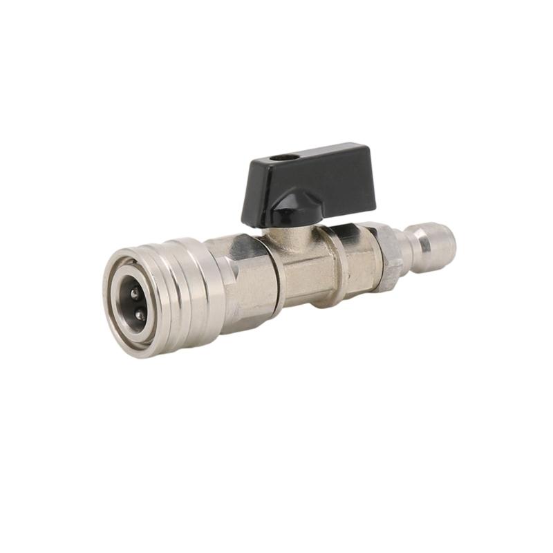 High Pressure Washer Ball Valves 3/8 or 1/4inch Quick Connect Fittings High Performances Pressure Washer Fittings