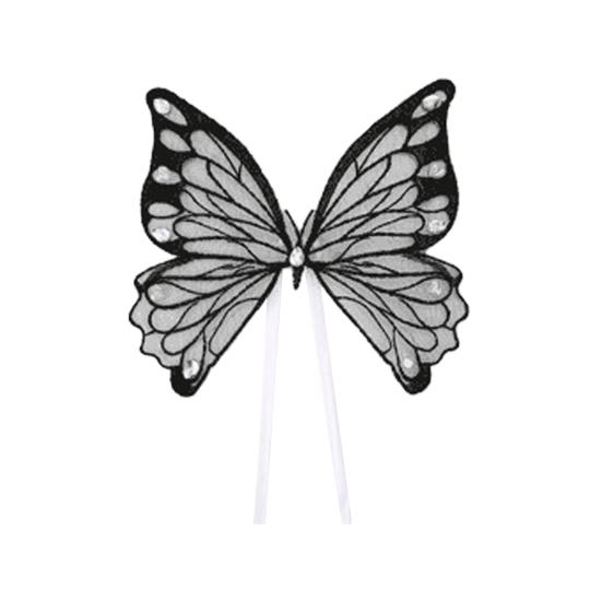 Dog Fairy Wings Light Up Butterfly Wings Pet Costume Embroidered Butterfly Wings with Lights for Parties