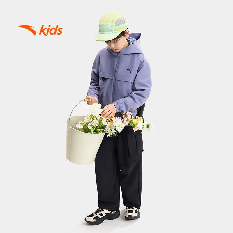Anta Boys' WWF Outdoor Hooded Sports Jacket