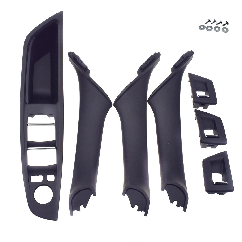 Black Inner Door Panel Handle Pull Trim Cover 51417225873,51417225851,51417225852,51417225890 For BMW 5 Series F10 F11 10-16