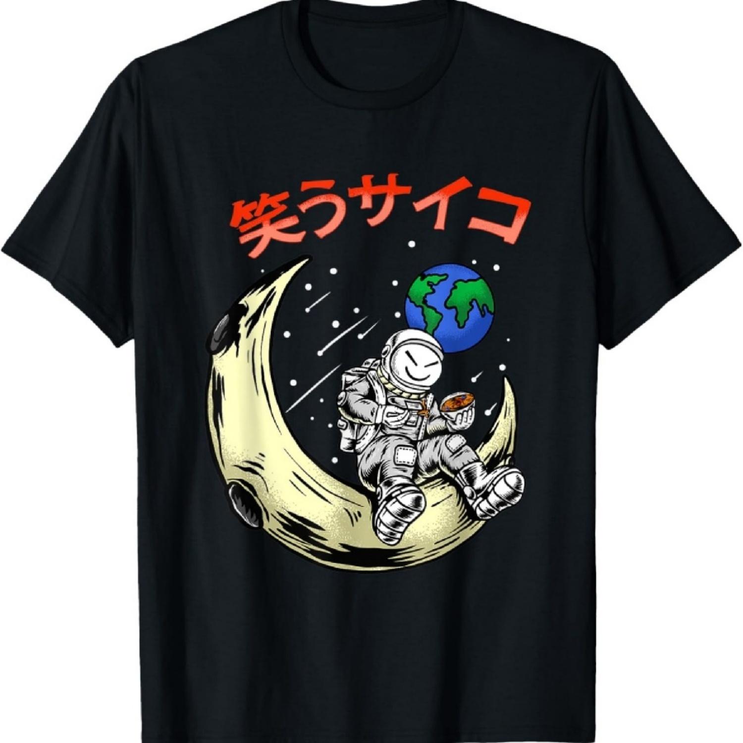 

Смеющийся астронавт футболка XXXXXL чёрный