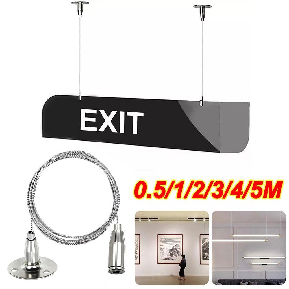 1Pcs Stainless Steel Steel Wire Cable Set for Lighting Fixtures and Picture Decoration