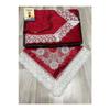 5 Piece Prayer Mat Set, Dowry Bundle Boxed, Velvet Laced Bride And Groom Set