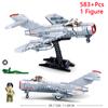 SLUBAN Military King of Jaeger AH-1Z VIPER Gunship Armed Helicopter Building Blocks Kit Bricks Classic Model Toys for Kids