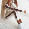 Women S Hooded Tracksuit Set Long Pants Casual Sportswear Outfit