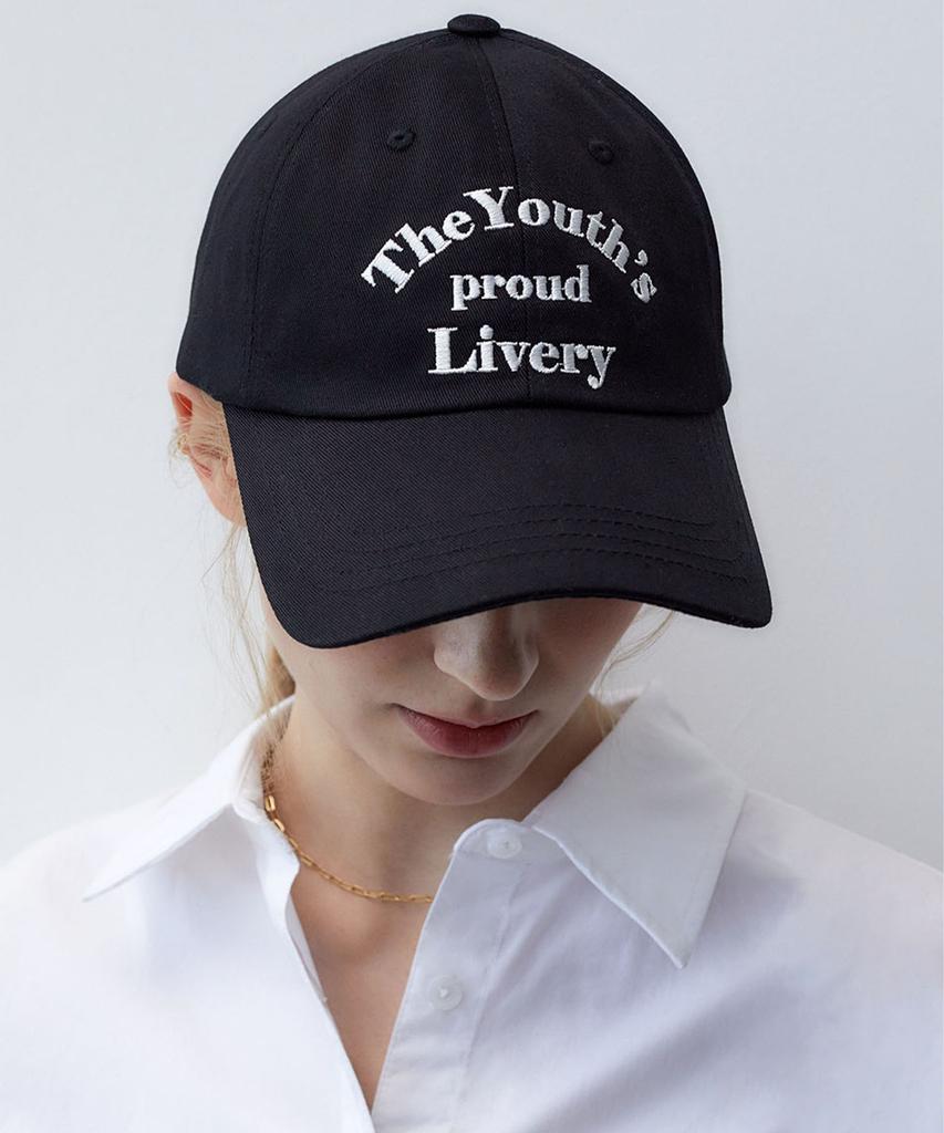 ITER Embroidery Slogan Cotton Ball Cap_Green