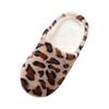 Winter Couple Style Indoor Silent Soft Bottom Leopard Print Slippers Home Comfort and Warm Cotton Slippers