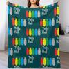 Art Miracle Musical Lover Gifts Throw Blanket Stain Resistant Cozy Warm Blanket