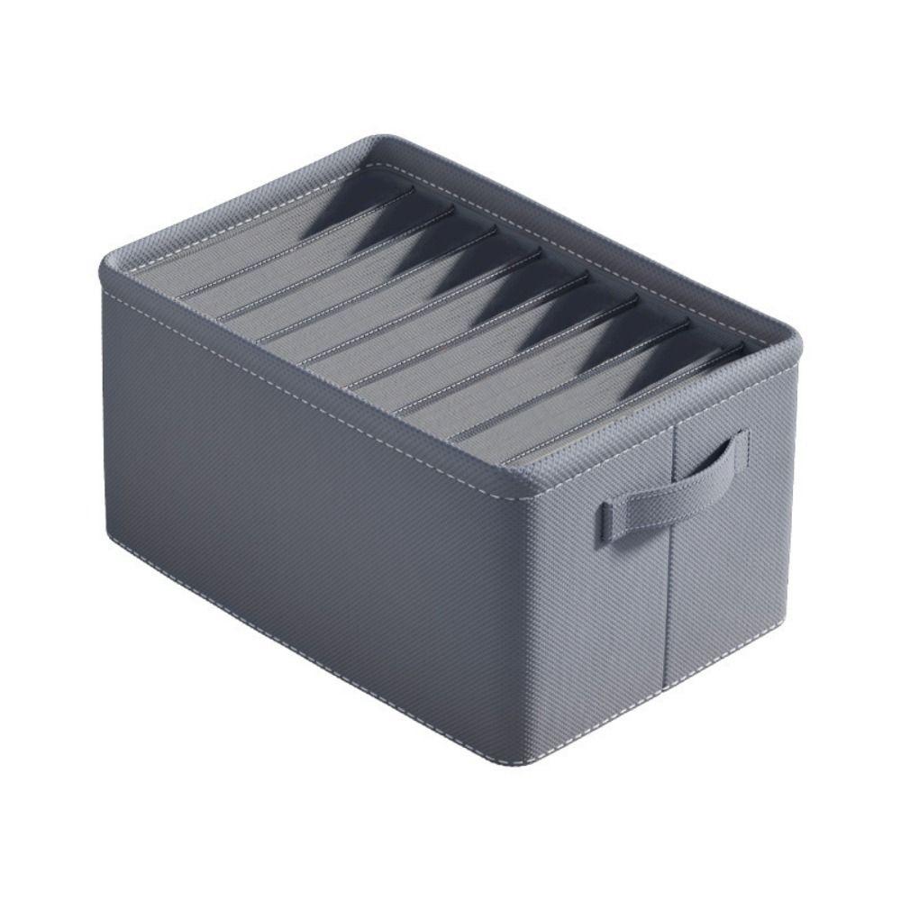New 7/9 Grids Clothing Storage Box Stackable Clothes Separator Socks Storage Container Organizing Container Home
