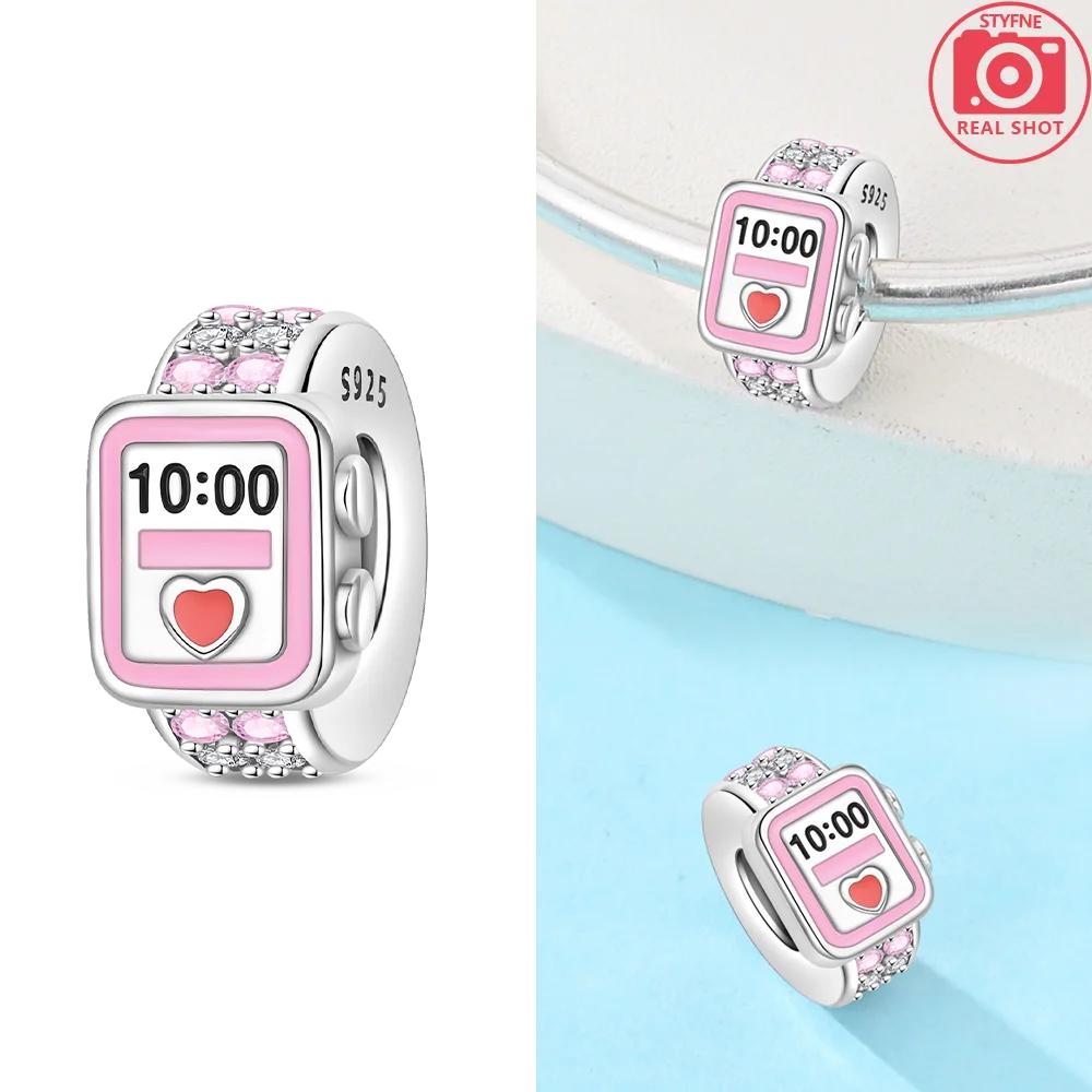 Original Pink Cat Mermaid Cube Blue Perfume Bottle Butterfly Charmcopper Bead Fit Bracelet Women Jewelry Diy Fine Gift