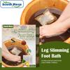 South Moon Ginger Foot Bath Pack: Promotes Lymphatic Drainage, Cleanses and Relaxes the Body, and Relieves Leg Swelling. 10 Pieces.