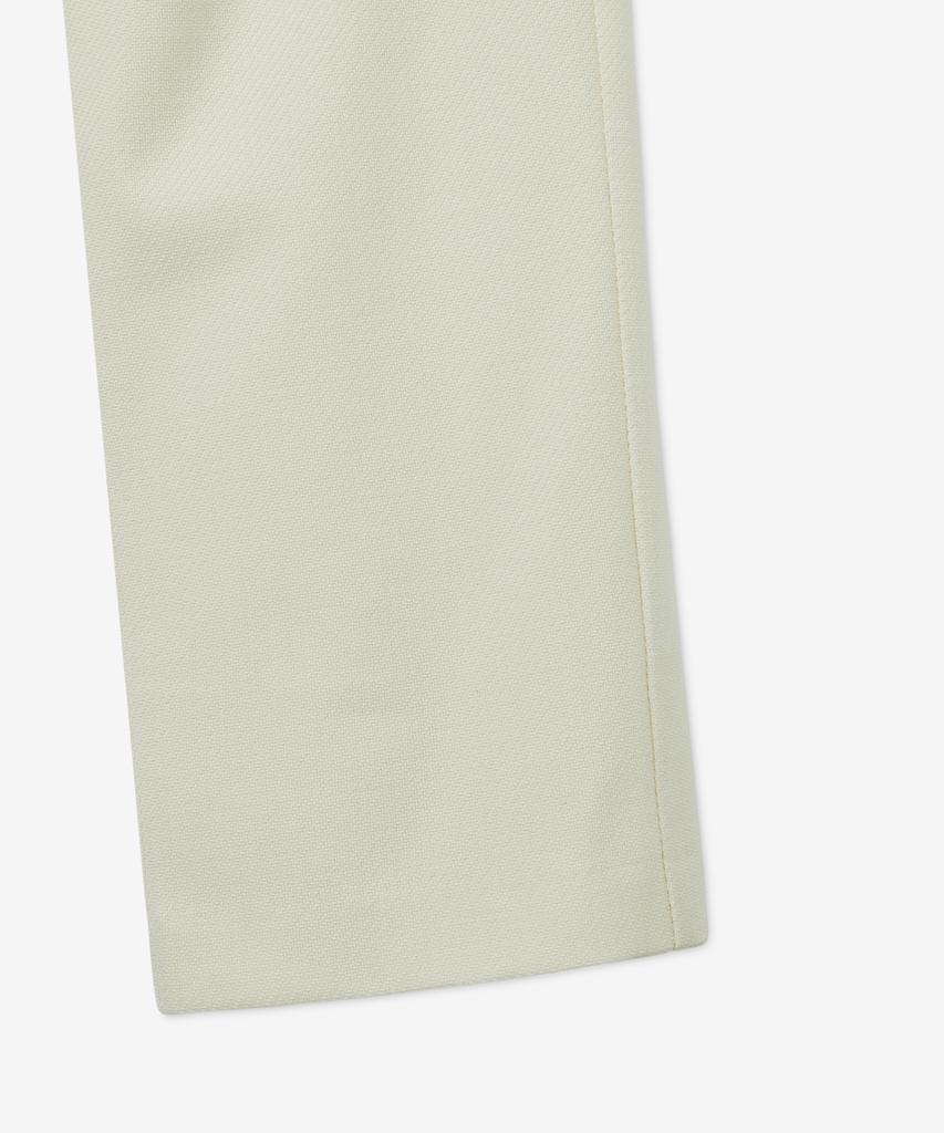 WOERA Wide Leg Cotton Pants - Off-White / N1029Offwhite