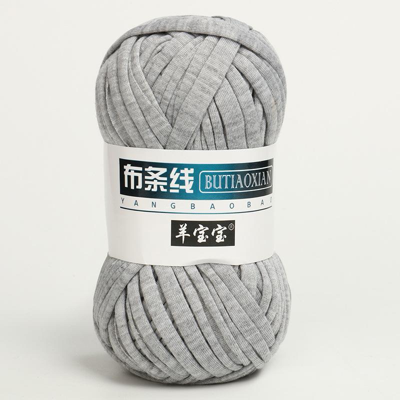 

1 шт. Трикотажная пряжа для вязания футболки для плетеной сумки, шляпы, тапочек, подставки, одеяла, нить, мягкая полиэстеровая пряжа для вязания крючком, мягкая тканевая пряжа