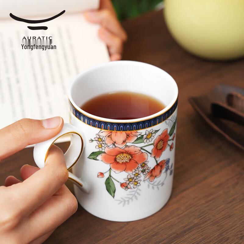 Yongfengyuan Blossoming Journey Chinese Ceramic Mug
