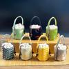 Teacup Storage Bag Outdoor Portable Tea Set Single Cup Accompanying Bag Protective Bag Fabric Packaging Gift Box