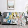 Candy Candy Anime Manga Blanket Soft Warm Flannel Throw Blanket Cover for Bed Living Room Picnic Travel Home Sofa