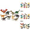 Dinosaur Static Figures Pack With Durable Plastic Material For Gift And Play