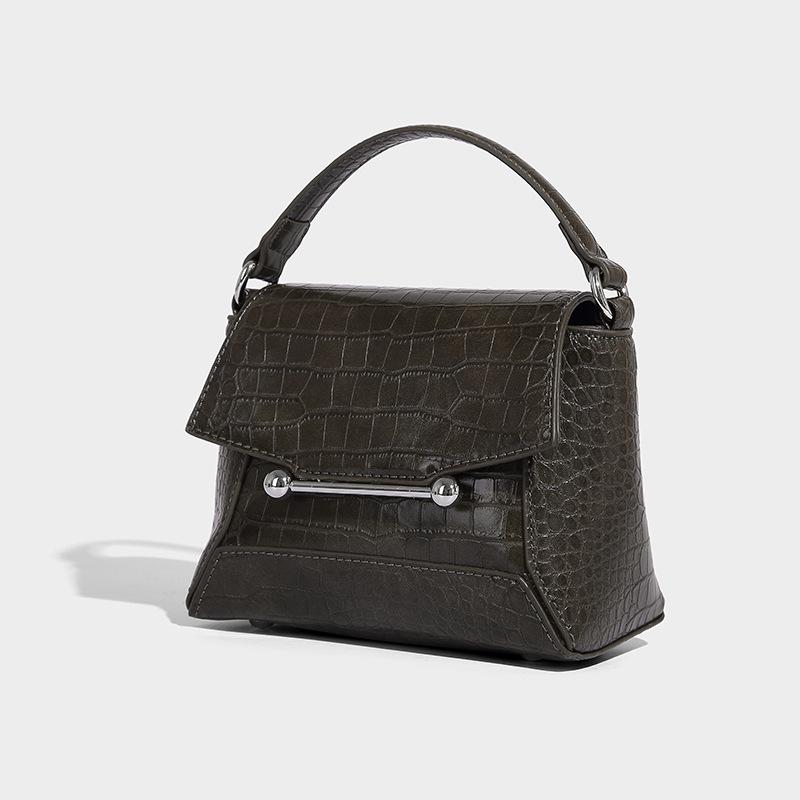 2025 Новый Нишевый Дизайн Легкая Роскошь Сумка с Текстурой Крокодила Высококлассная Универсальная Наплечная Сумка Кроссбоди Сумка-Конверт