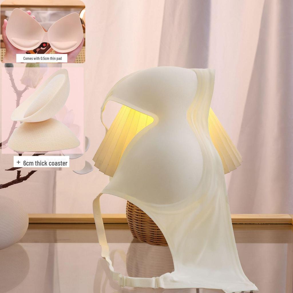 Jelly Seamless Women's Wireless Bra: Outward-Expanding, Supportive, Ideal for Small Chests, Available In Thick or Thin Styles