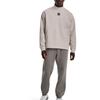 Under Armour Solid Color Logo Print Stand Collar Long Sleeve Sweatshirt Men Tops Gray 1373799-592
