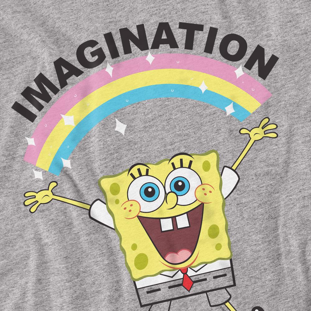 SpongeBob SquarePants Unisex Adult Simple Imagination T-Shirt