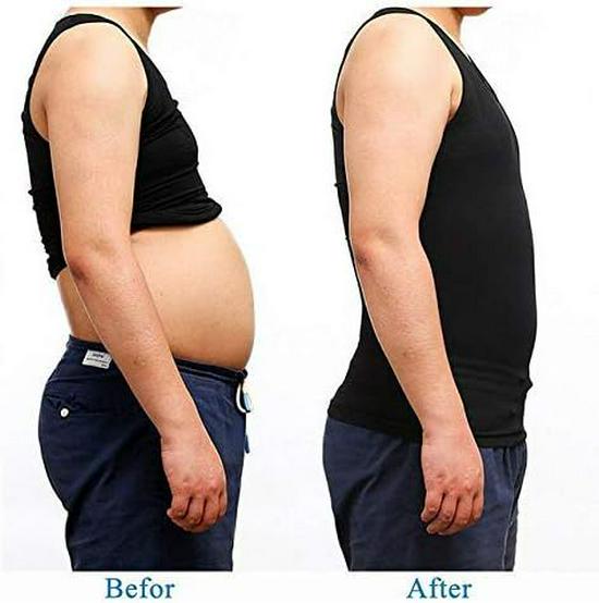 Nahtloser Kompressions-Bauchkontroll-Westen für Herren - Formgebende Shapewear für Sport und Schönheit.
