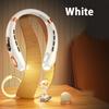2025 Neck Fan USB Rechargeable Cooling Fan 5 Speed Adjustable Neck Cooler Digital Display Bladeless Neckband Fan
