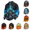 Cămașă cu nasturi și mânecă lungă pentru bărbați de Halloween