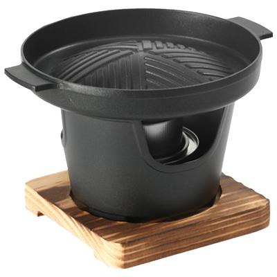 Japanischer Ein-Personen-Kochofen Abnehmbarer Japanischer Spiritusbrenner Tragbarer Mini-Grillofen Japanischer Rauchfreier Spiritusbrenner