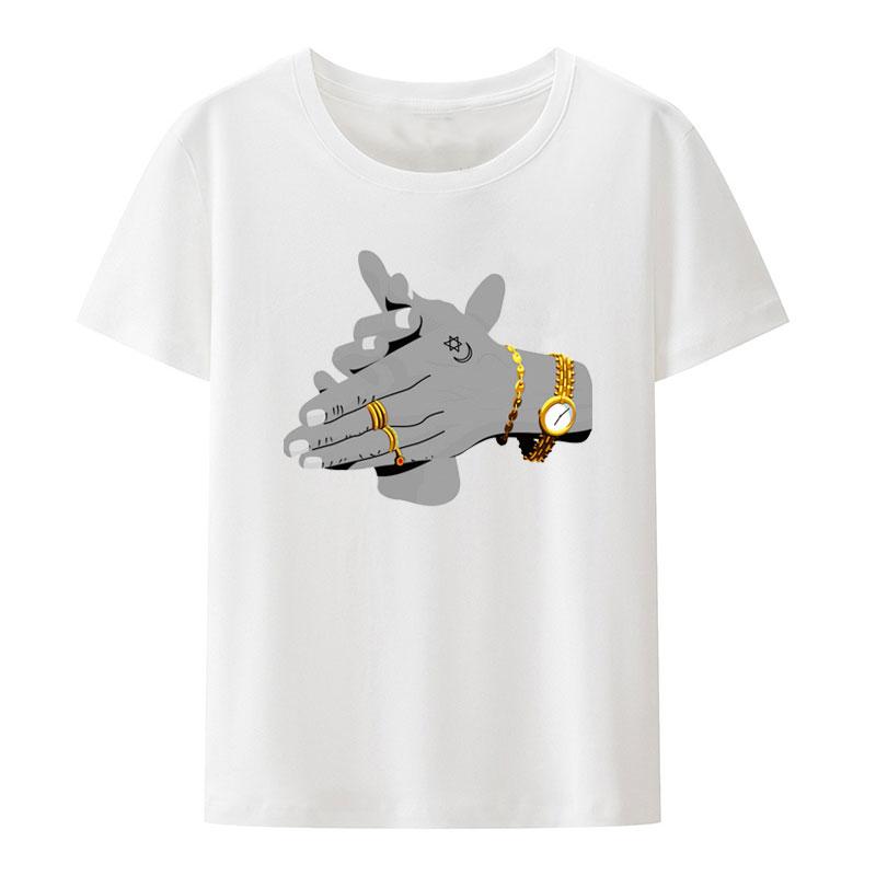 Camiseta Clásica Estampada Camarón De La Isla Retro Hombre Mujer Manga Corta Suelta Transpirable Camisetas Estilo Humor Moda Casual Tops