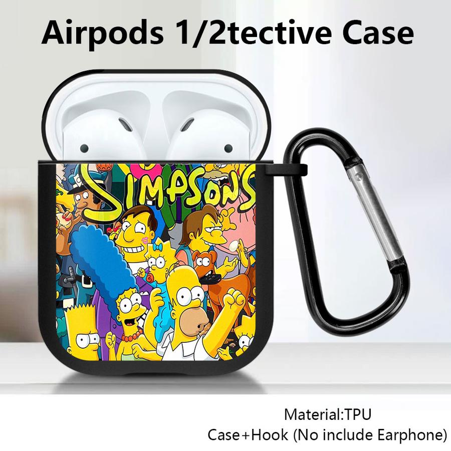 Case For Airpods Pro3 2 Pro2 4 3 Pro 1 Earphone Cases Cover Homer Cute Simpsons