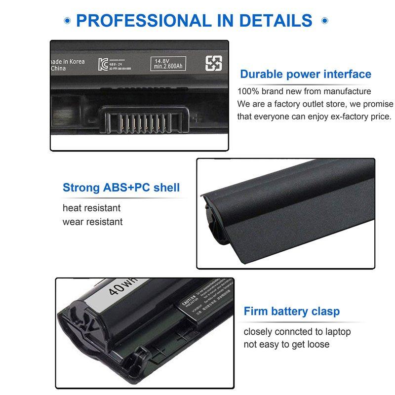 Dell Inspiron 14 15 17 5000 3000 Serisi 5559 3451 3558 3567 5755 5756 5458 GXVJ3 453-BBBQ HD4J0 için 40WH M5Y1K 14.8V Pil