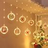 Wishing Ring Christmas Star Curtain Lights