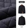MONTAGUT Men's Lamb Wool Padded Diamond Quilted Jacket
