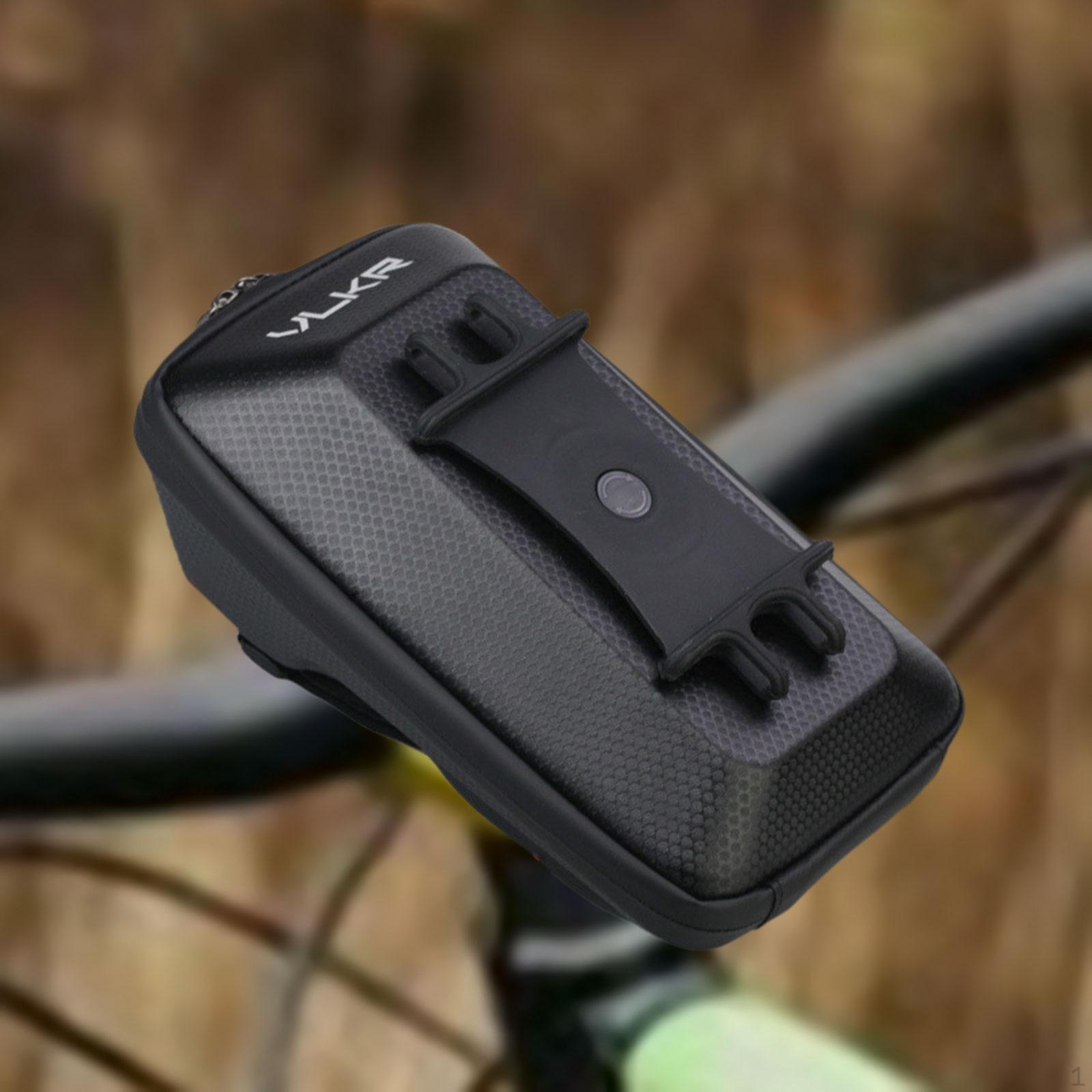

Bike Handlebar Bag Cycling Frame Tube Pouch Multifunctional Gear Pannier Bicycle Phone Mount for