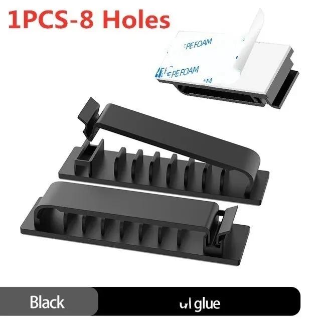 Cable Organizer Cord Management Wire Holder Flexible USB Cable Winder Tidy Silicone Clips For Mouse Keyboard Earphone Protector
