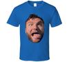 Cam Skattebo Tongue Out Big Head New York Football Fan T Shirt