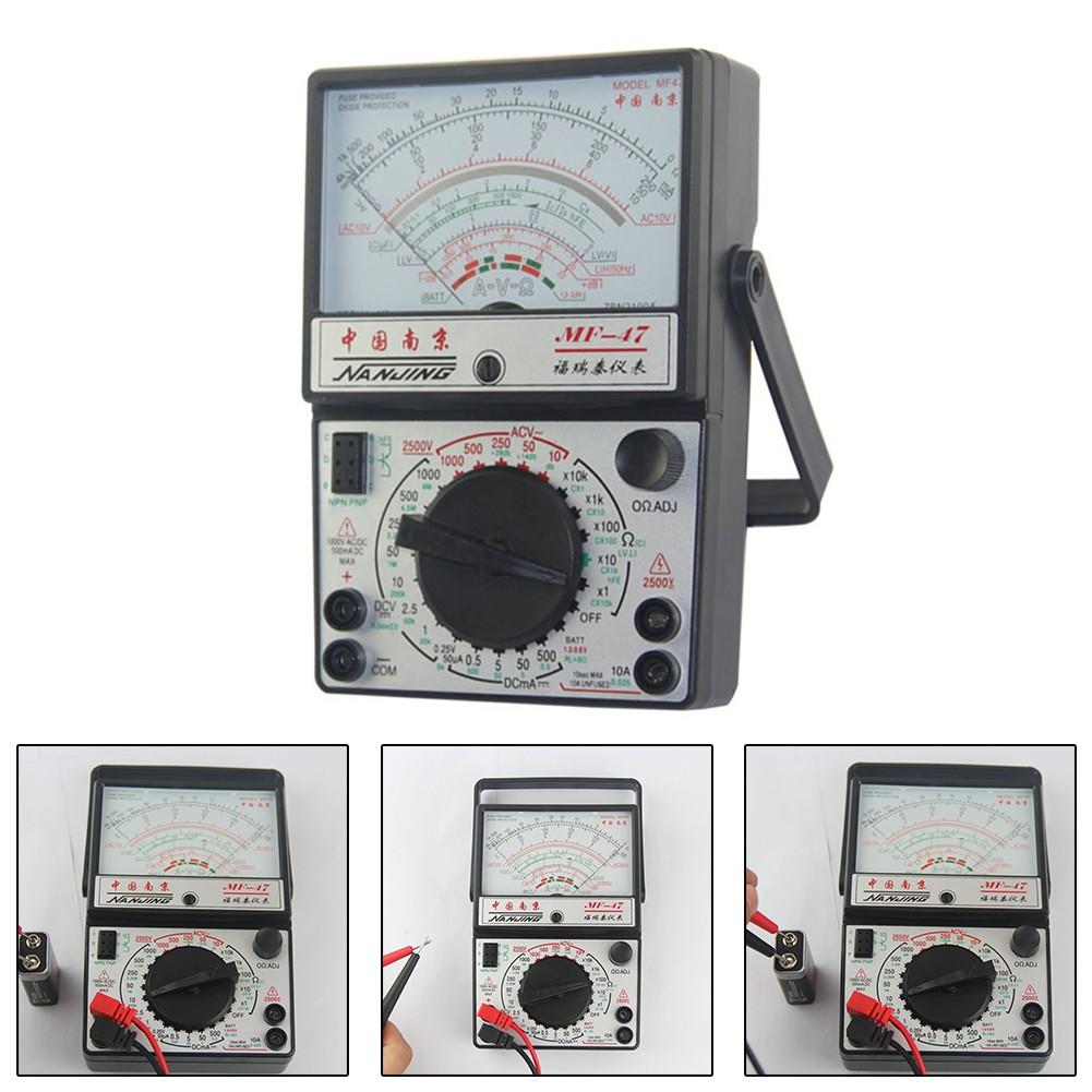 Multimètre Analogique Multimètre Voltmètre Ampèremètre Ohmmètre