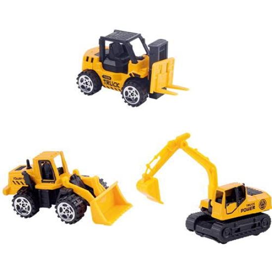 Miniature Construction Vehicle Clifftop Base Includes 3 Miniature Cars Set, Series,