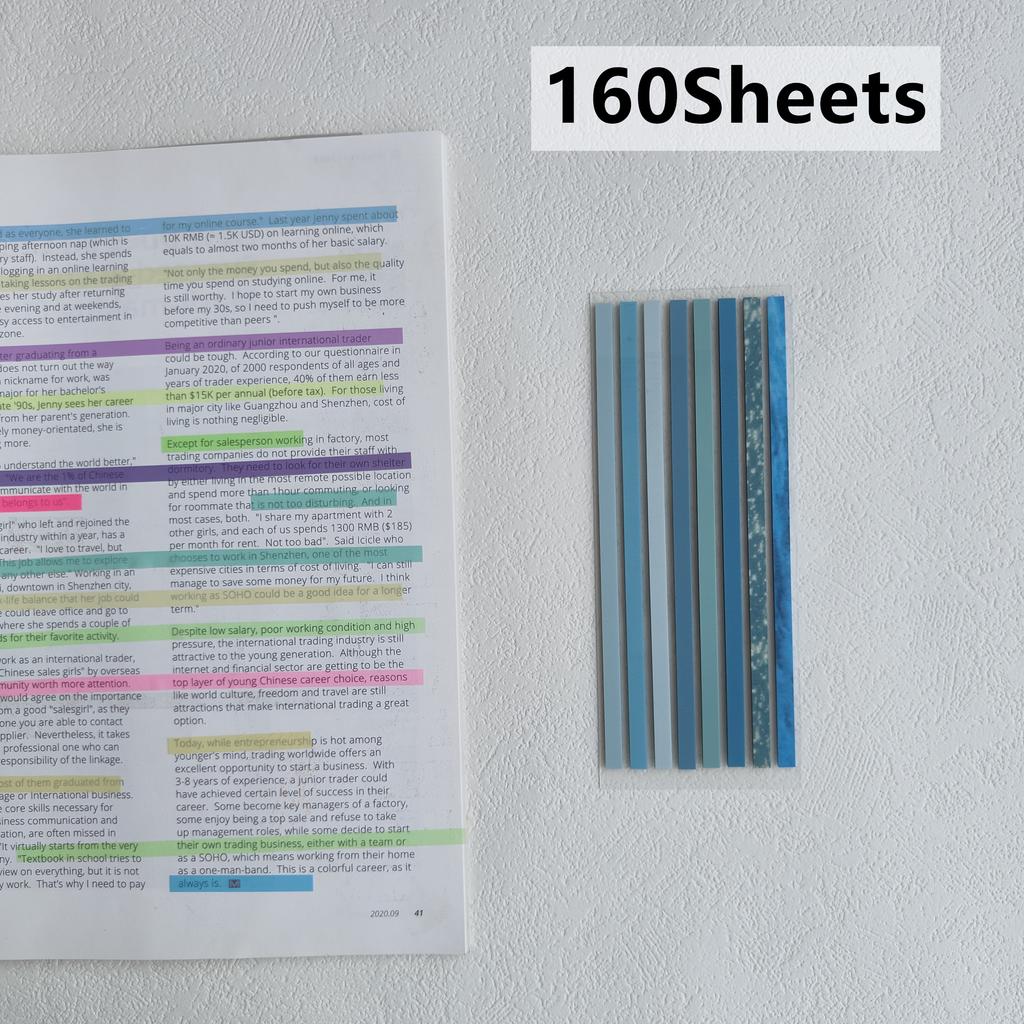 KindFuny 160 Sheets Sticky Note Transparent Sticky Note Index Tabs Arrow Flags for Page Marker Planner  Office School