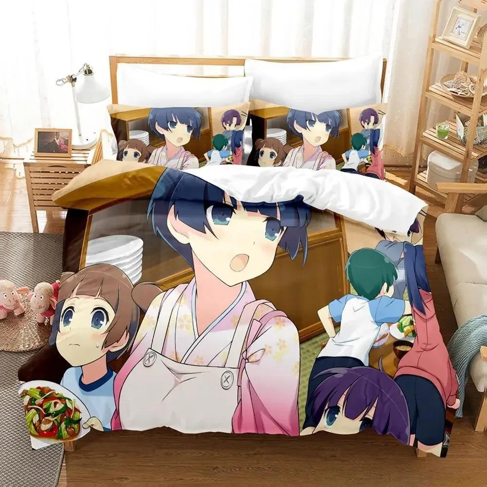 Ny Yozakura Mission Sängklädesset Enkel Twin Full Queen King Size Sängset Vuxen Barn Sovrum Påslakanset Anime Lakan Set