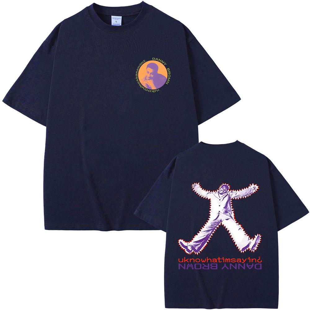 Rapper Danny Brown Uknowhatimsayin Tshirt Quaranta Tour Tshirts Men Women Hip Hop Vintage Oversized T Shirts Summer Streetwear
