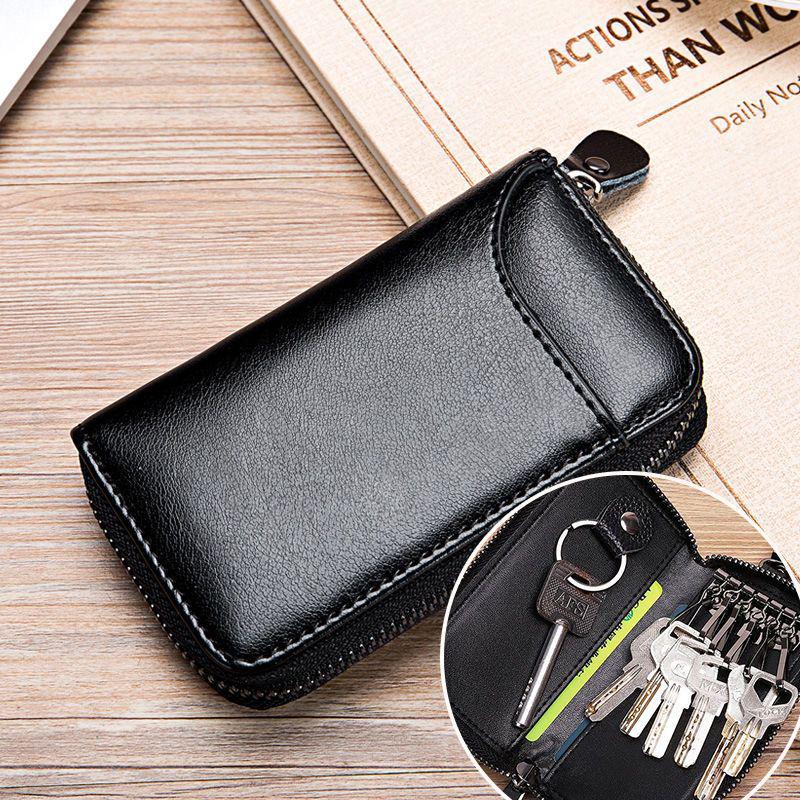 

Business Key Case: Multifunctional Large Capacity Pouch with Waist Hanging, Key Chain, and Card Holder