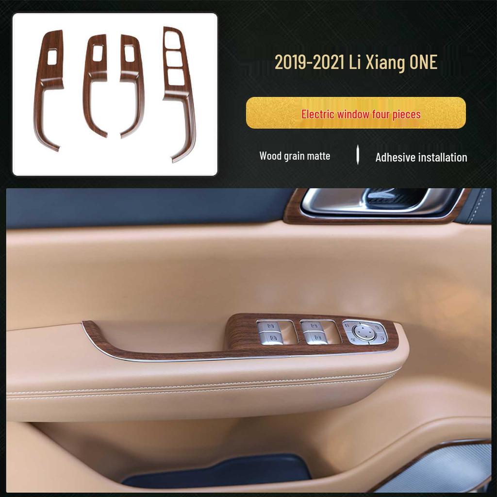 19-21 Li ONE Carbon Fiber Gear Panel Sticker for Center Console