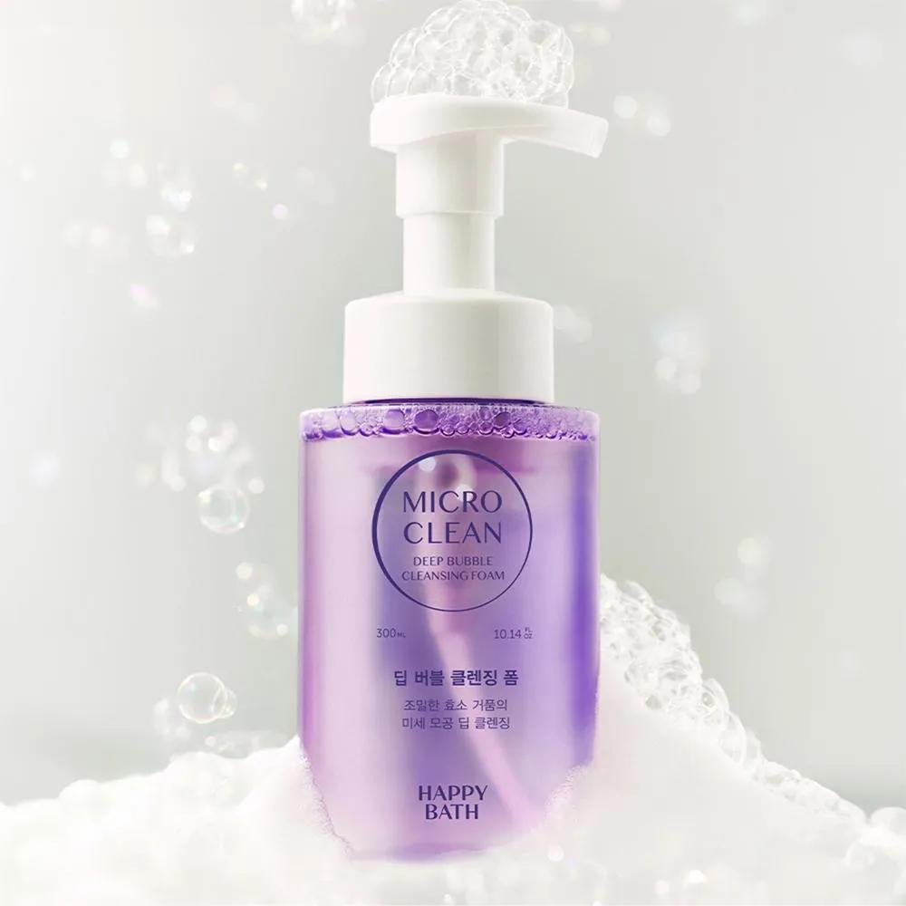 Happy Bath Micro Clean Deep Bubble Cleansing Foam 300ml