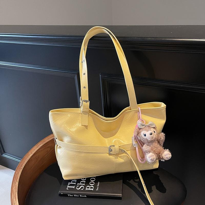 Tote Bag Women's Large Capacity 2025 New Summer Simple and Versatile Shoulder Underarm Bag High-end Sense Work Commuter Bag