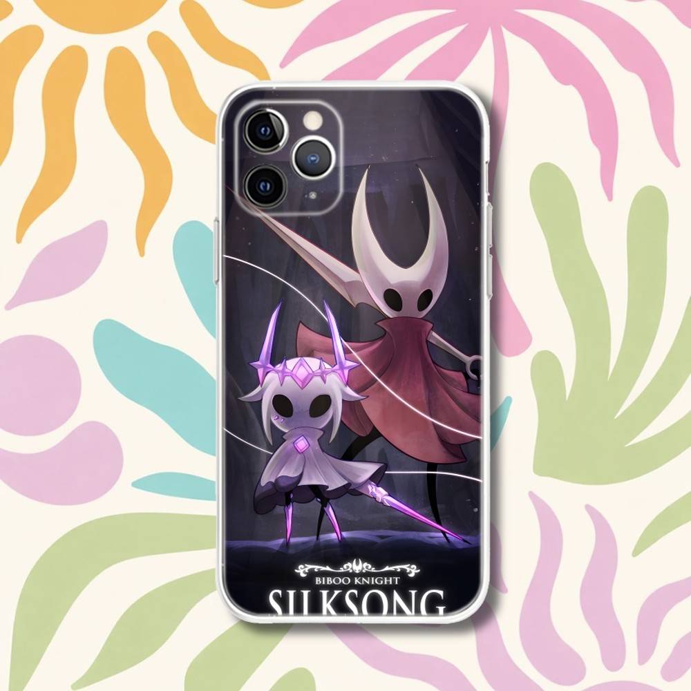 

S-Silksong H-Hollow Knight Phone Case For iPhone 17,16,15,11,12,14,13 Pro Max Plus Mini X,XS,XR,7,16E Air Transparent Cover iPhone14PRO
