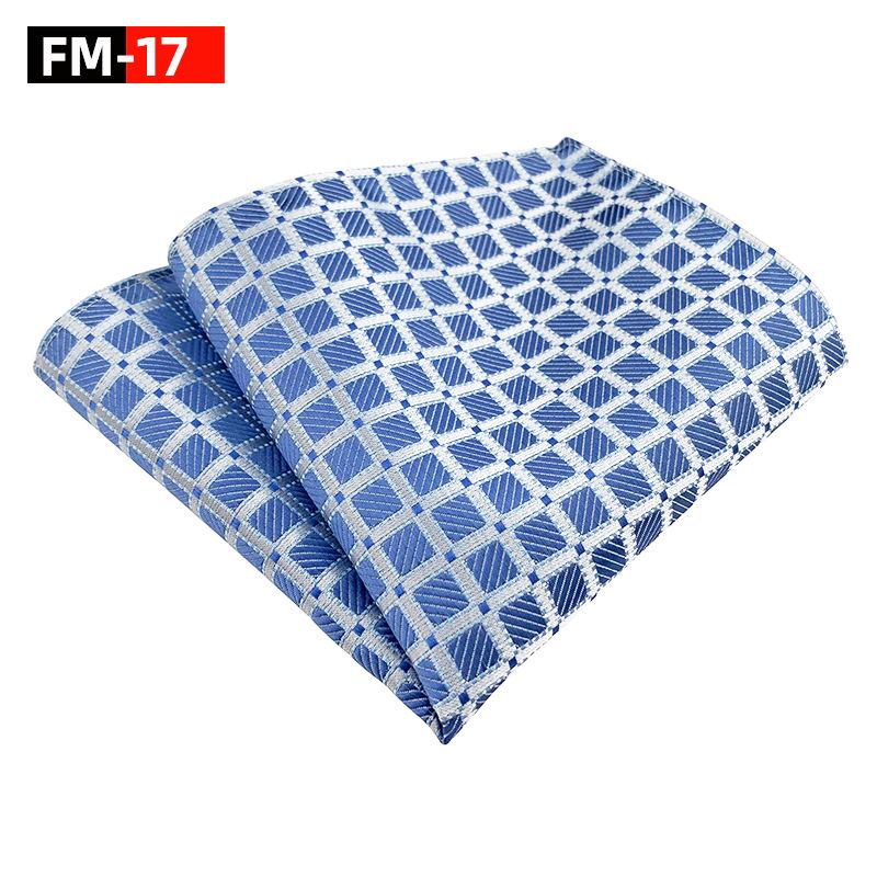 Elegant Plain Polyester Pocket Square for Men - Satin Finish Handkerchief