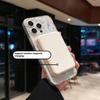 For iPhone 16 Pro Case Compatible with MagSafe Laser Flower PC+TPU Clear Phone Cover