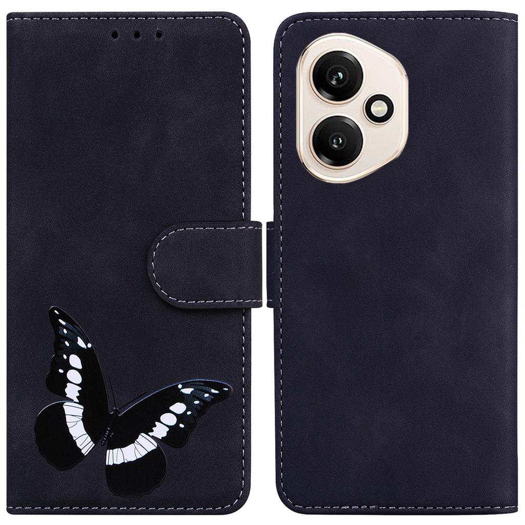 Dla Honor 400 5G (Światowy) Etui Stand Skórzane PU Pokrowiec na telefon z nadrukiem motyla